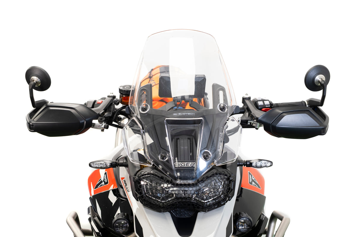 Evotech Handguard Bar End Mirrors (Retro) - Triumph Tiger 900 Desert Edition (2026+)