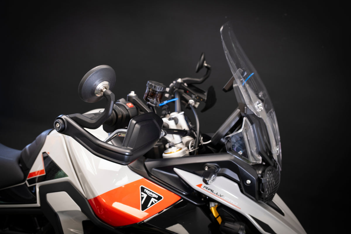 Evotech Handguard Bar End Mirrors (Retro) - Triumph Tiger 900 GT Pro (2020 - 2023)