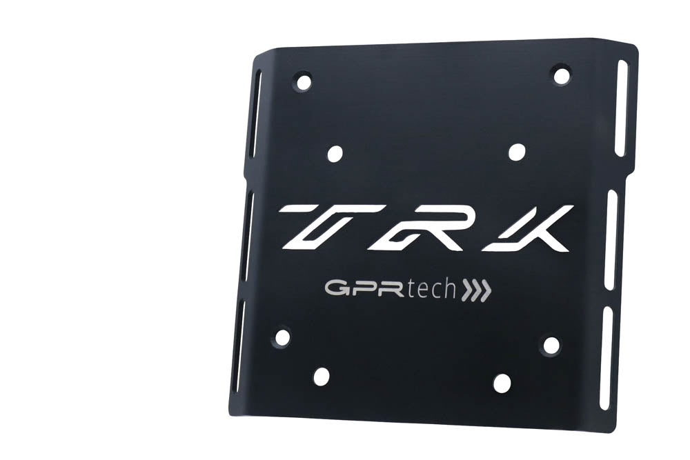 GPR Tech Alpi-Tech 35L Aluminium Top Case with Specific Fitting Plate - Benelli TRK 125 (2019–2023) - Silver - image 4