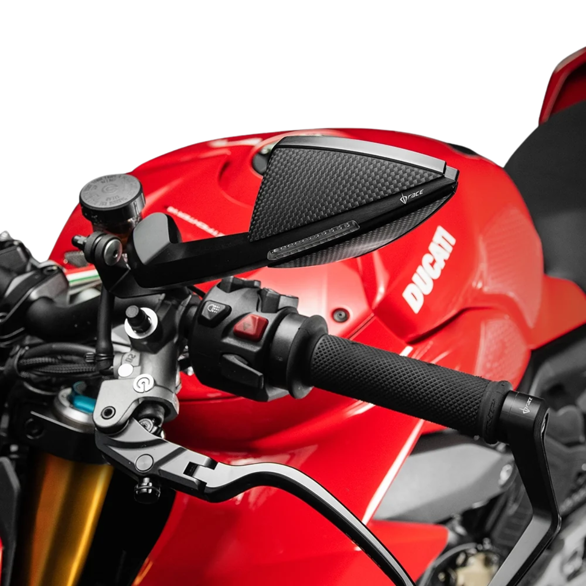 DB Race DAEMON Mirrors – Ducati Street Fighter V4