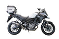 GPR Tech Alpi-Tech 35L Aluminium Top Case with Specific Fitting Plate - Suzuki V-STROM 650 (2012–2016) - Silver