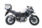 GPR Tech Alpi-Tech 35L Aluminium Top Case with Specific Fitting Plate - Suzuki V-STROM 650 (2012–2016) - Silver