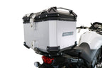 GPR Tech Alpi-Tech 35L Aluminium Top Case with Specific Fitting Plate - Suzuki V-STROM 650 (2012–2016) - Silver - image 5