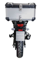 GPR Tech Alpi-Tech 55L Aluminium Top Case with Specific Fitting Plate - Suzuki V-STROM 650 (2012–2016) - Silver - image 2