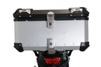 GPR Tech Alpi-Tech 55L Aluminium Top Case with Specific Fitting Plate - Suzuki V-STROM 650 (2012–2016) - Silver - image 4