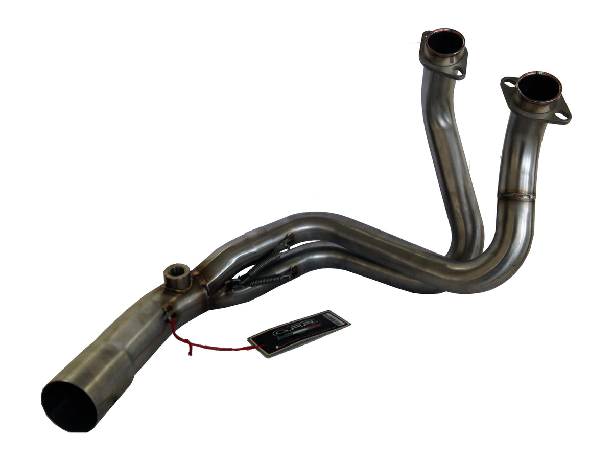 GPR exhaust Kawasaki Er 6 N - F  2012-2016, Satinox , Homologated legal full system exhaust, including removable db killer - GPR Exhausts