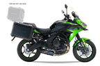 GPR Tech 38L + 38L Aluminium Side Case Set with Pannier Rack - Kawasaki Versys 650 (2015–2016) - Black