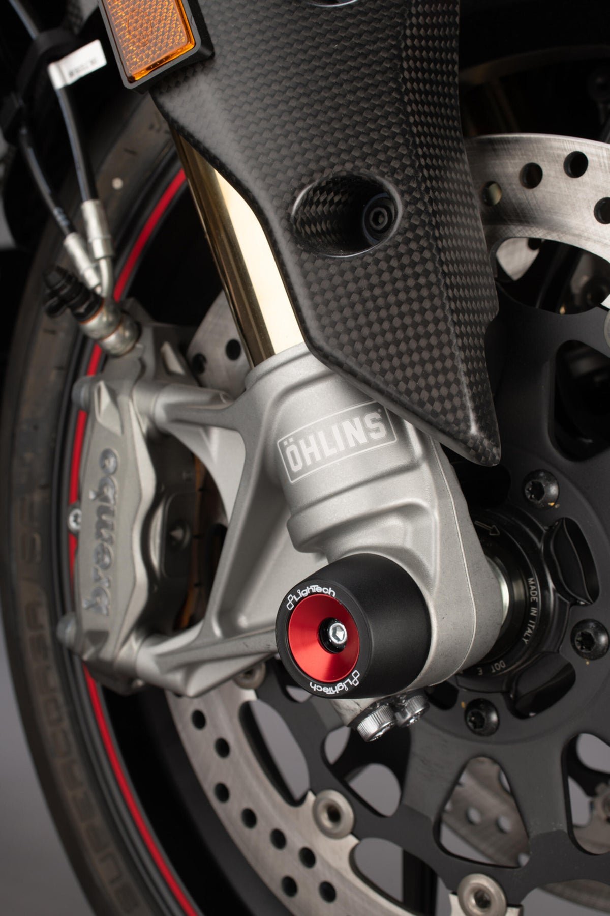 LighTech Wheel Axle Sliders Kit for Ducati Multiple Models