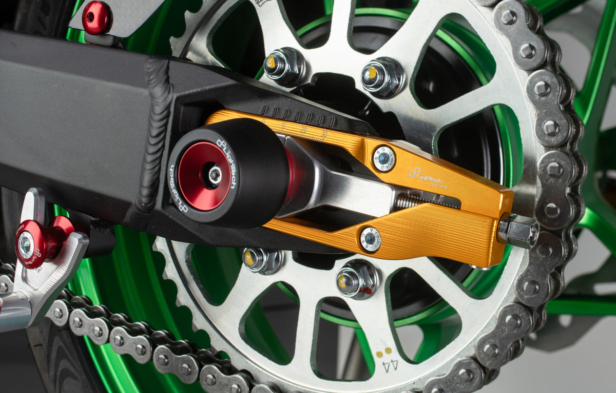 LighTech Wheel Axle Sliders Kit for Kawasaki Z900 2017–2025