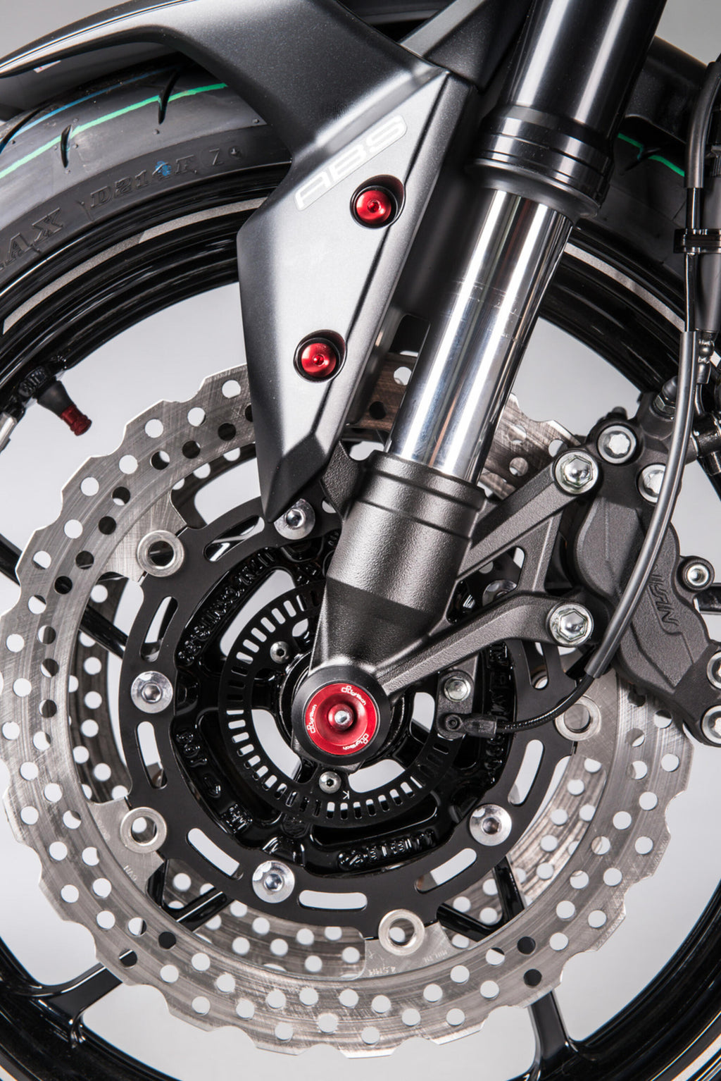 LighTech Wheel Axle Sliders Kit for Kawasaki Z900 2017–2025