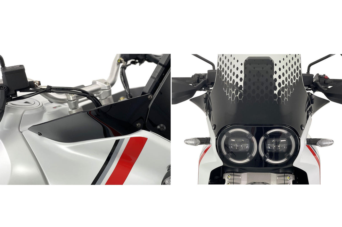 CNC Racing Air Deflectors for Ducati Desertx – Black - CNC Racing