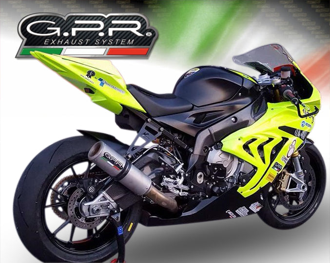 GPR exhaust Bmw S 1000 Rr  2009-2011, M3 Titanium Natural, Homologated legal full system exhaust, including removable db killer - GPR Exhausts