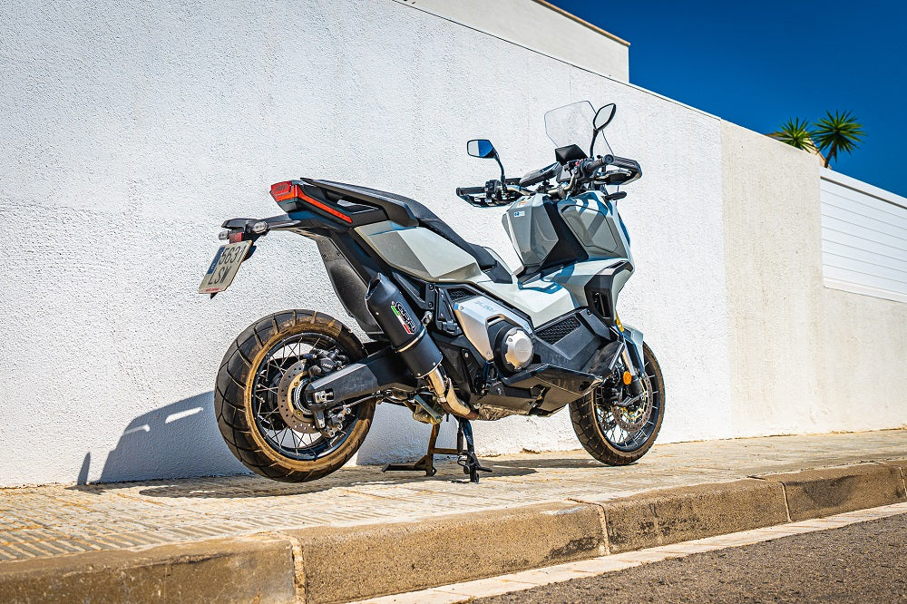 GPR exhaust Honda Forza 750 2025-2026, Furore Evo4 Nero, Homologated legal slip-on exhaust including removable db killer and link pipe - GPR Exhausts