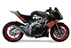 HP Corse Hydroform Short R Satin Exhaust for Aprilia RSV4 RR/RF Tuono V4 1100 RR-Factory 2017-2018 - HP Corse