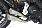 HP Corse Hydroform Short Satin Exhaust for Ducati Diavel 1260 - HP Corse