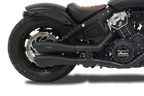 HP Corse Hydroform Black Exhaust for Indian Scout Sixty/Bobber 2018-2023 - HP Corse