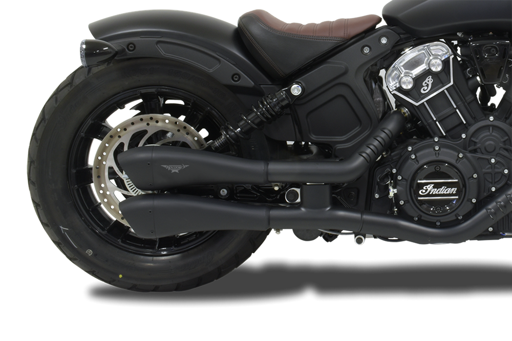 HP Corse Hydroform Black Exhaust for Indian Scout Sixty/Bobber 2018-2023 - HP Corse