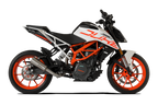 HP Corse GP-07 Satin Exhaust for KTM Duke 390 2017-2020 - HP Corse