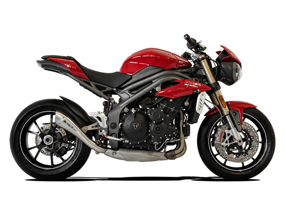 HP Corse Hydroform Satin Exhaust for Triumph Speed Triple 2016-2020 - HP Corse