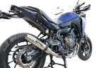 GPR exhaust Yamaha Tracer 700 GT 2019-2020, Deeptone Inox, full system exhaust legal for UK and non-EU countries including removable db killer - GPR Exhausts