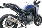 GPR exhaust Yamaha Tracer 700 2020-2021, Satinox , full system exhaust legal for UK and non-EU countries including removable db killer - GPR Exhausts