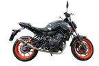 GPR exhaust Yamaha Mt-07  2014-2016, Deeptone Inox, Racing full system exhaust - GPR Exhausts