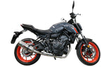 GPR exhaust Yamaha Mt-07  2021-2024, Satinox , full system exhaust legal for UK and non-EU countries including removable db killer - GPR Exhausts