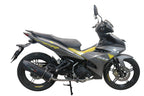 GPR exhaust Yamaha Sniper 150 2021-2022, Furore Nero, Racing full system exhaust, including removable db killer - GPR Exhausts