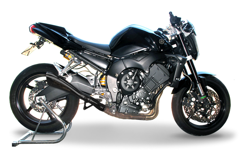 HP Corse Hydroform Black Exhaust for Yamaha FZ1 FAZER 2006-2016 - HP Corse