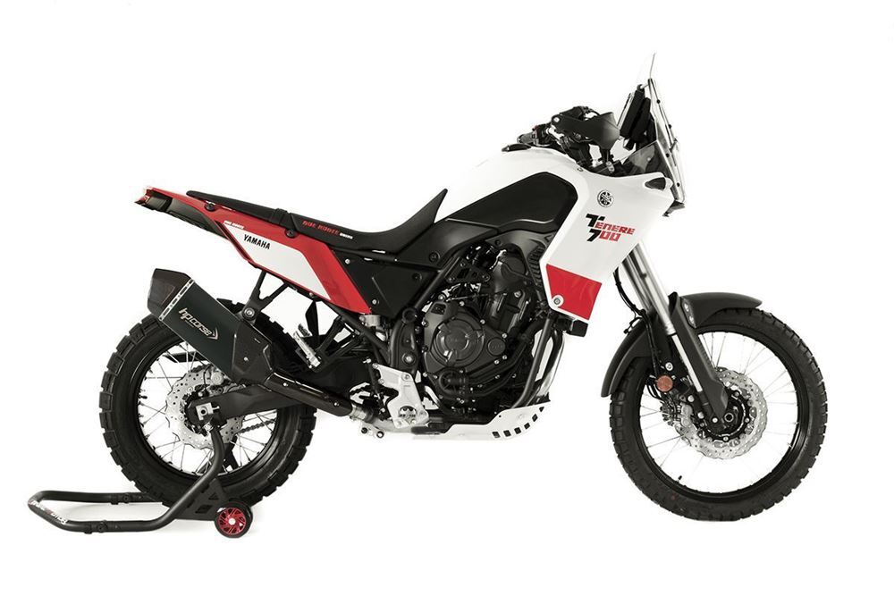 HP Corse SPS Carbon Short Black Exhaust for Yamaha Tenere 700 2019-2025 - HP Corse