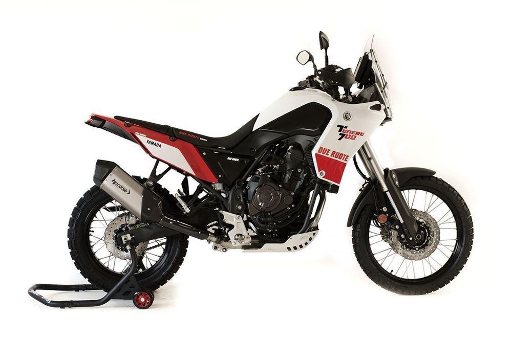 HP Corse SPS Carbon Short Titanium Exhaust for Yamaha Tenere 700 2019-2025 - HP Corse