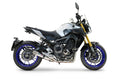 GPR exhaust Yamaha Mt-09 2017-2020, Deeptone Inox, Racing full system exhaust, including removable db killer - GPR Exhausts