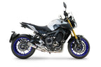 GPR exhaust Yamaha Mt-09 2017-2020, Deeptone Inox, Racing full system exhaust, including removable db killer - GPR Exhausts