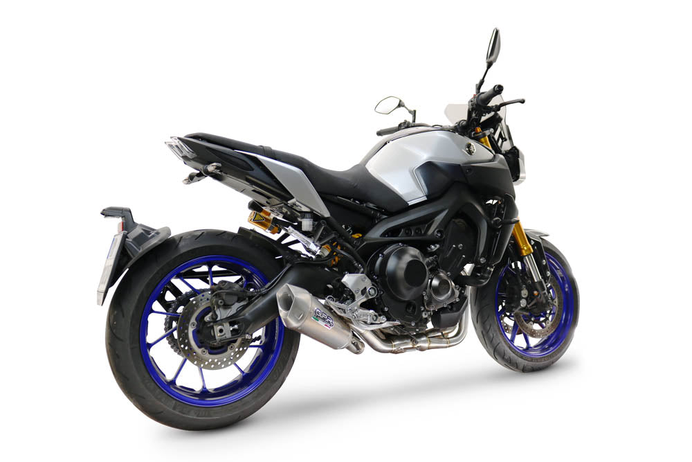 GPR exhaust Yamaha Mt-09 2017-2020, GP-Revo Titanium, Racing full system exhaust, including removable db killer - GPR Exhausts
