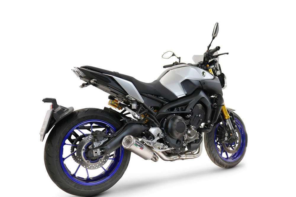 GPR exhaust Yamaha Mt-09 2014-2016, M3 Inox , Racing full system exhaust, including removable db killer - GPR Exhausts