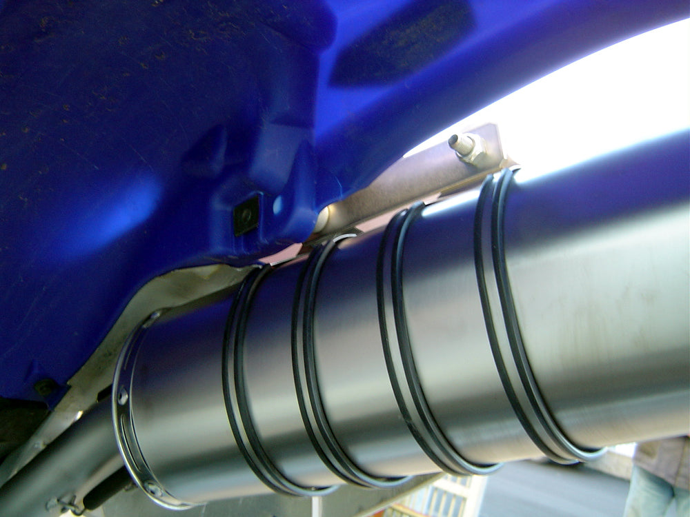 GPR exhaust Yamaha Wr 426 F 2000-2002, Trioval, Homologated legal slip-on exhaust including removable db killer and link pipe - GPR Exhausts