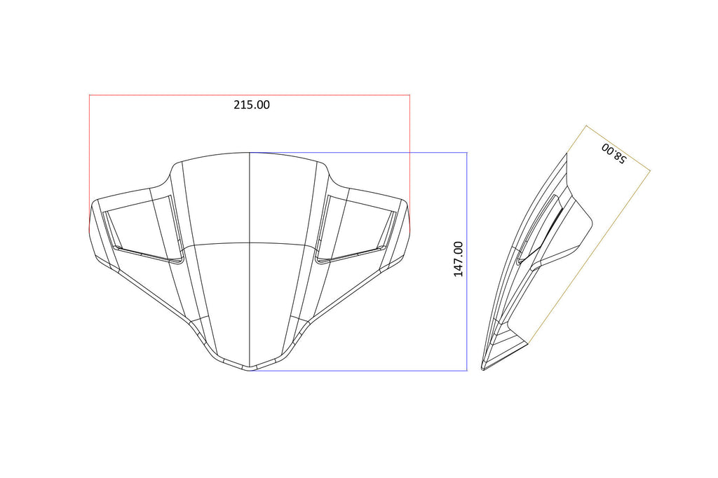CNC Racing Screen for Ducati Streetfighter V4 MY2025 – Carbon - CNC Racing image 6