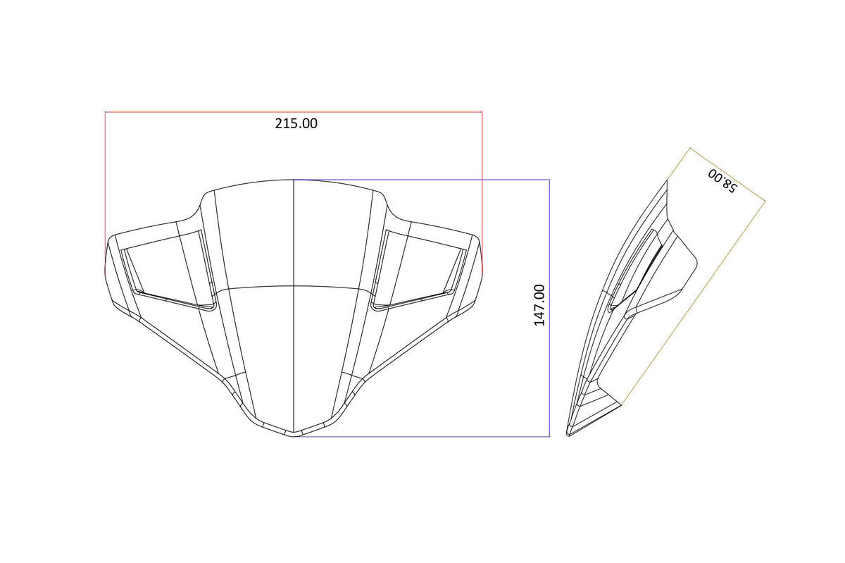CNC Racing Screen for Ducati Streetfighter V4 MY2025 – Carbon - CNC Racing image 6