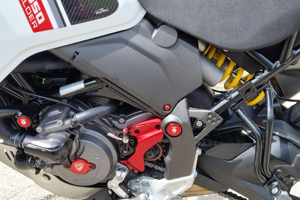CNC Racing Frame Side Lower Covers for Ducati Desertx – Carbon - CNC Racing image 2