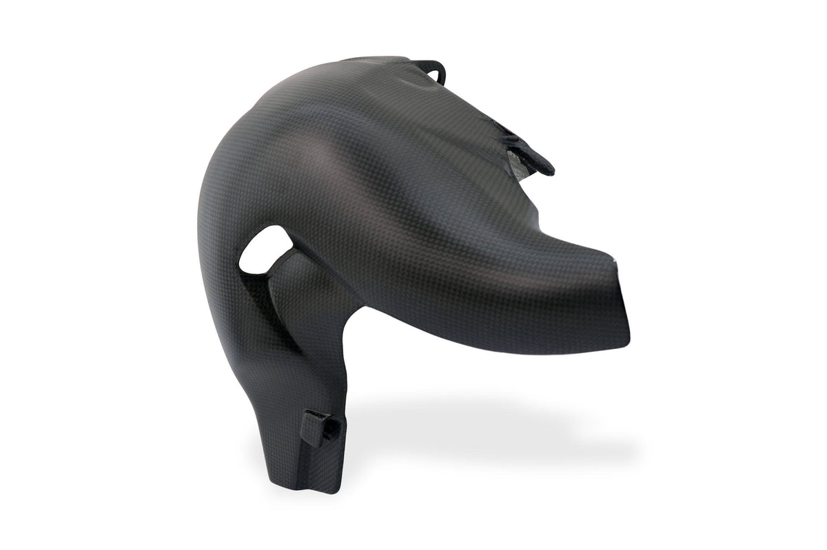 CNC Racing Exhaust Rear Heat Guard for Ducati Panigale V4 and Streetfighter V4 – Carbon Fiber - CNC Racing image 2