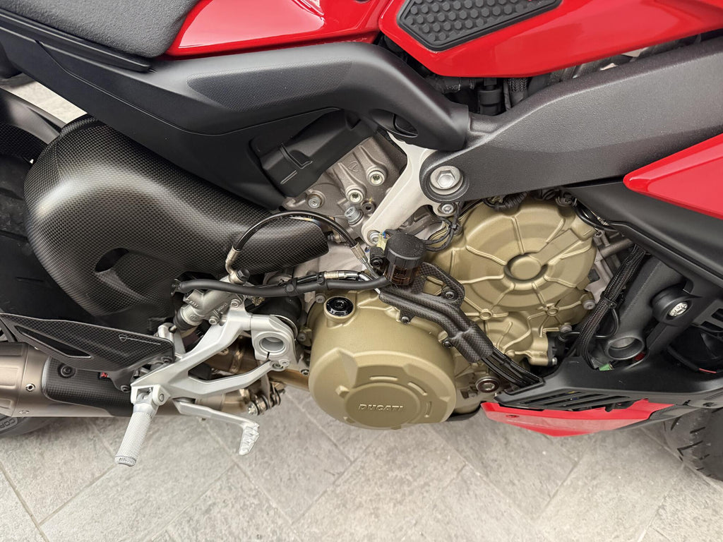 CNC Racing Rear Brake Line Protector Carbon for Ducati Streetfighter V4 - CNC Racing image 3