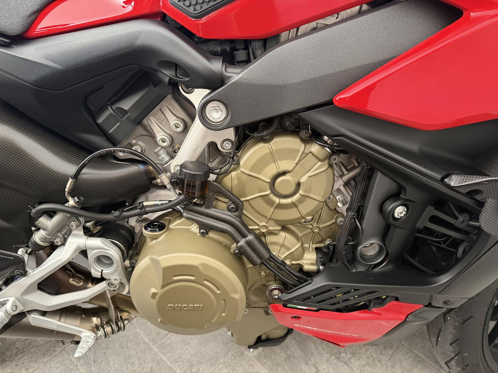 CNC Racing Rear Brake Line Protector Carbon for Ducati Streetfighter V4 - CNC Racing image 4