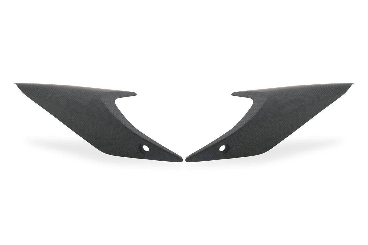 CNC Racing Passenger Seat Side Covers for Ducati Monster 937 – Carbon - CNC Racing