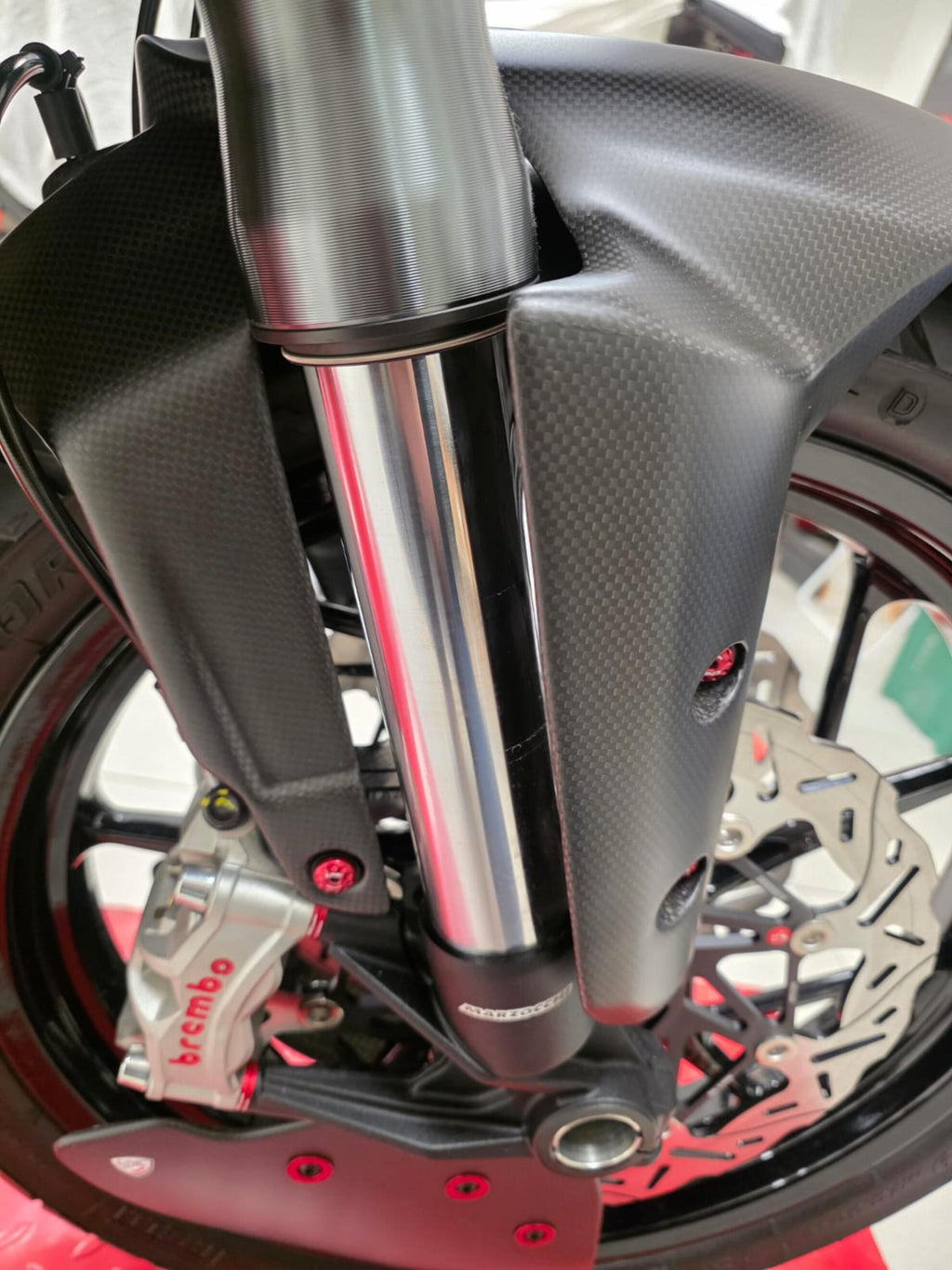 CNC Racing Front Mudguard for Ducati Multistrada V4 – Carbon - CNC Racing image 4