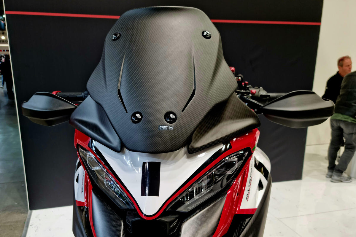 CNC Racing Hand-guards Ducati Multistrada V4 and V2 – Carbon - CNC Racing image 2