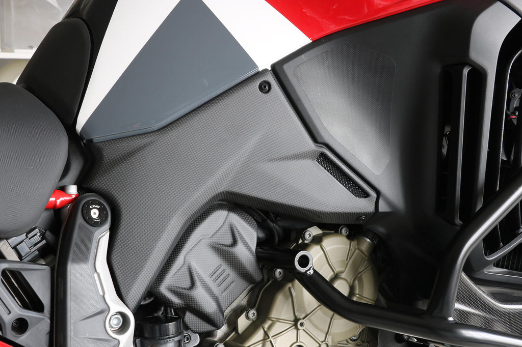CNC Racing Engine Side Covers for Ducati Multistrada V4 – Carbon - CNC Racing image 2