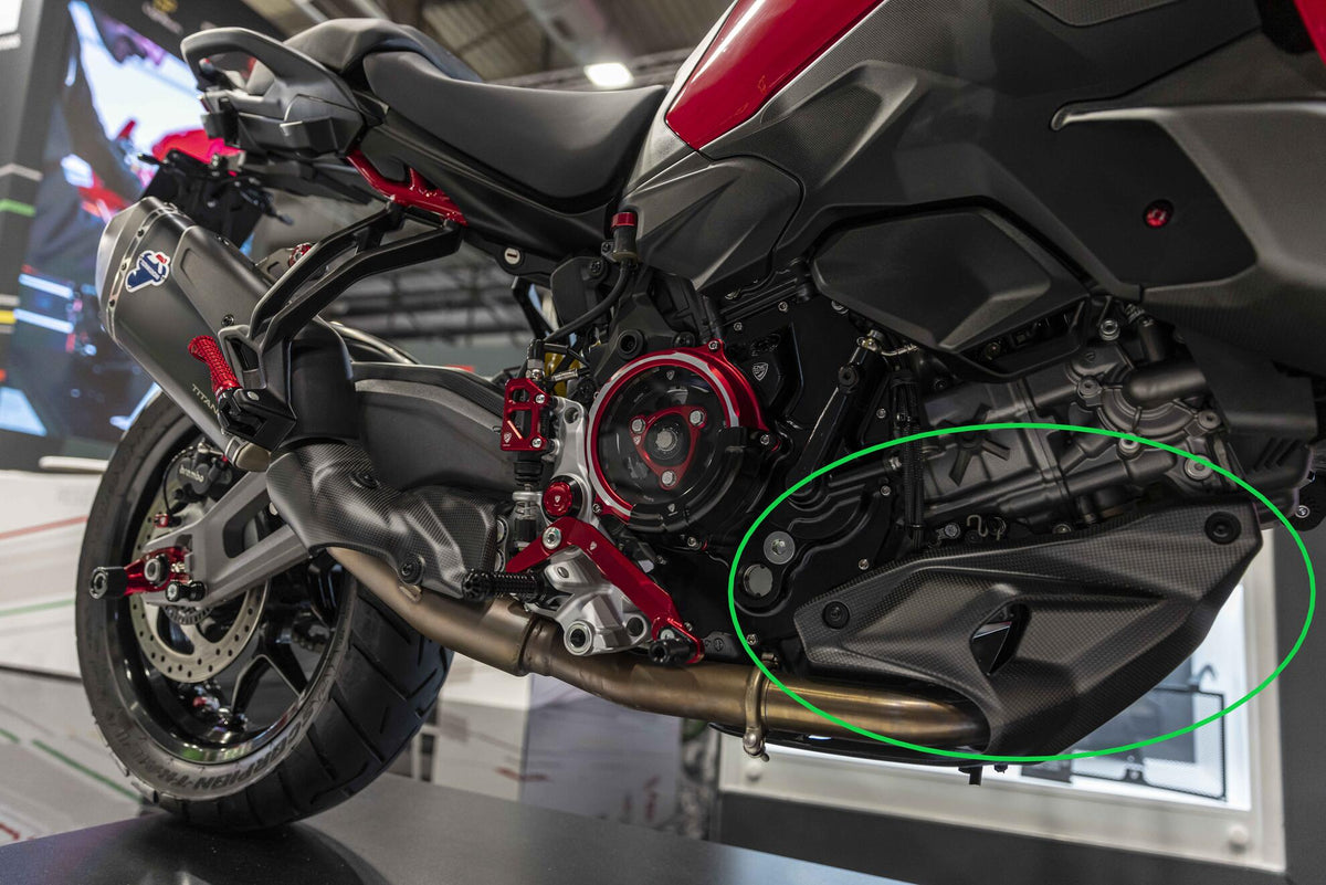 CNC Racing Engine Lower Protector in Carbon for Ducati Multistrada V2 MY2025 - CNC Racing image 3
