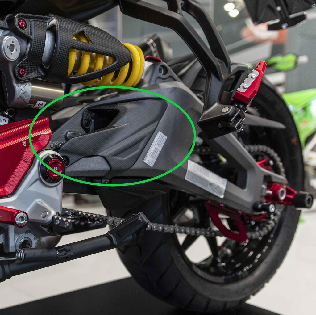 CNC Racing Swingarm Cover in Carbon for Ducati Multistrada V2 MY2025 - CNC Racing image 2