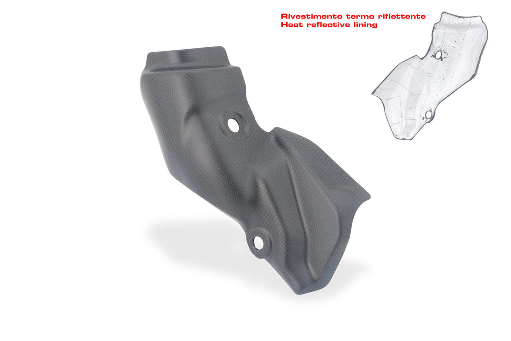 CNC Racing Exhaust Pipe Heat Guard in Carbon for Ducati Multistrada V2 MY2025 - CNC Racing image 2