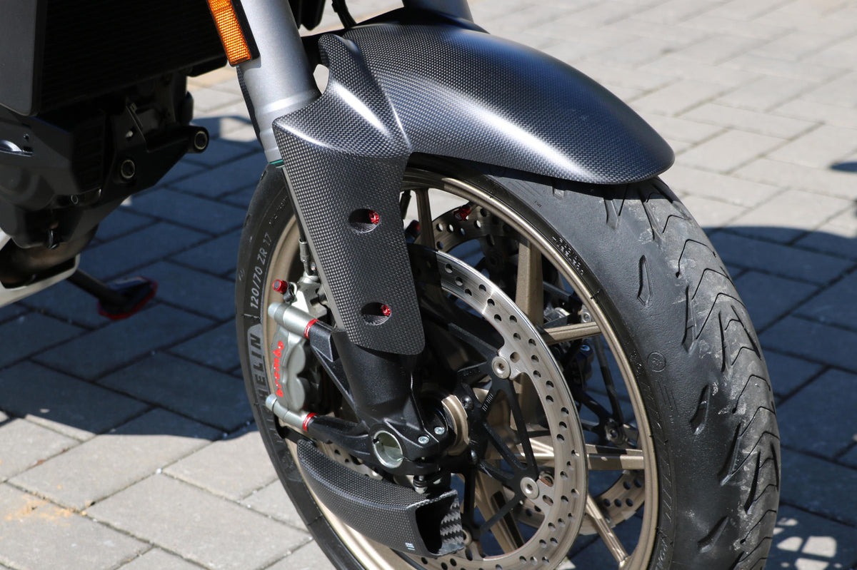 CNC Racing Front Mudguard for Ducati Multistrada – Matt Carbon - CNC Racing image 2